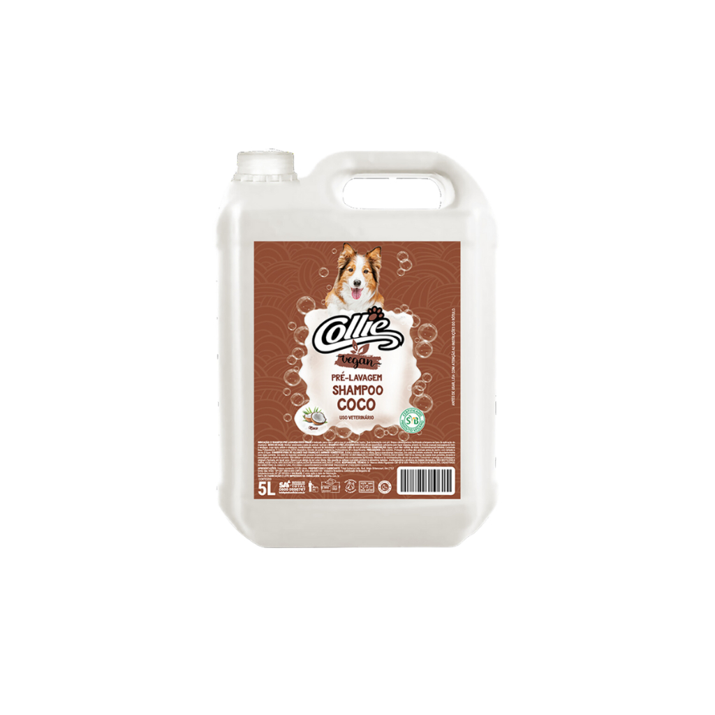 Shampoo Para Cães E Gatos Pré-Lavagem Aroma Coco Collie  5L - Pets
