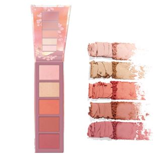 Paleta de blush e iluminador Peachy Blossom essence