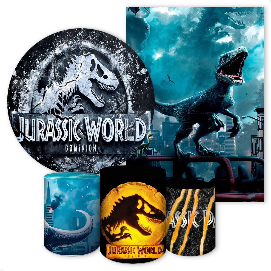 Kit 5 peças  Capa Painel + Capa Retangular + Trio Cilindros para Festa Vários Temas em Oferta na Shopee