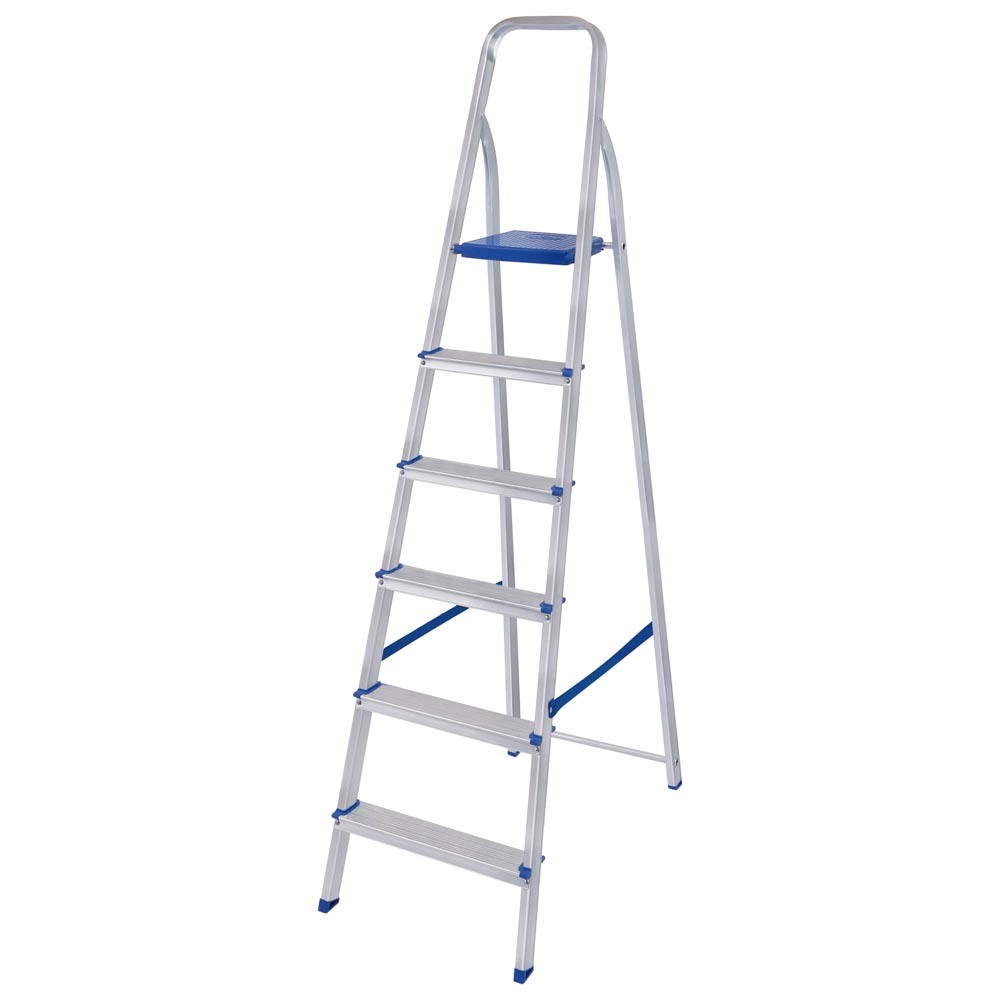 Escada Mor 5104 6 Degraus Alumínio Capacidade 120Kg em Oferta na Shopee