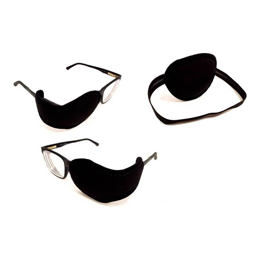 2 Tapa Olho Óculos + 1 Pirata Oclusor Estrabismo Ambliopia em Oferta na Shopee