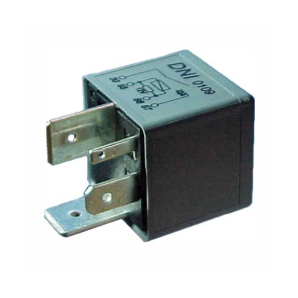 Relé Bomba Combustível 4T 12V 40A 2 Terminal Largos 1 Pequeno