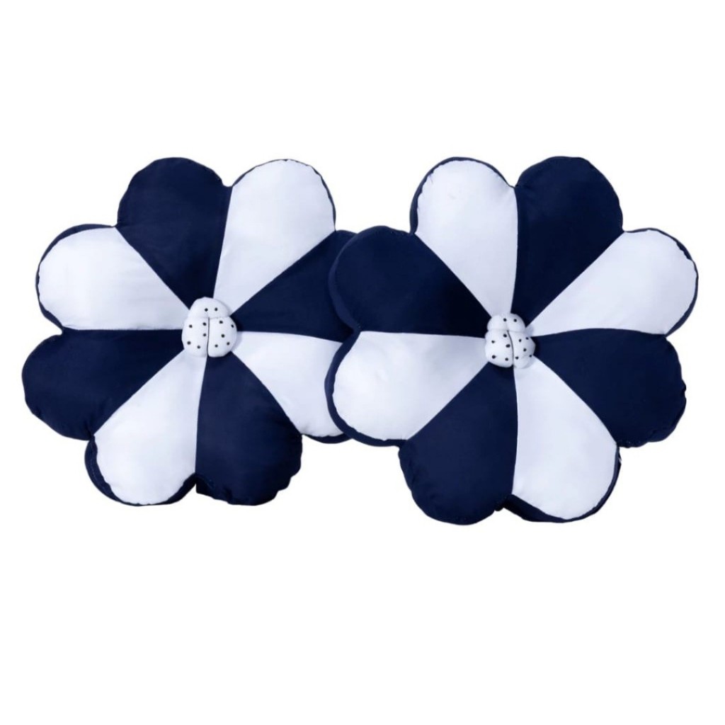 Kit Almofadas De Flor Grande Par 2 Unidades Cheia Ideal Sofá Cama Poltrona