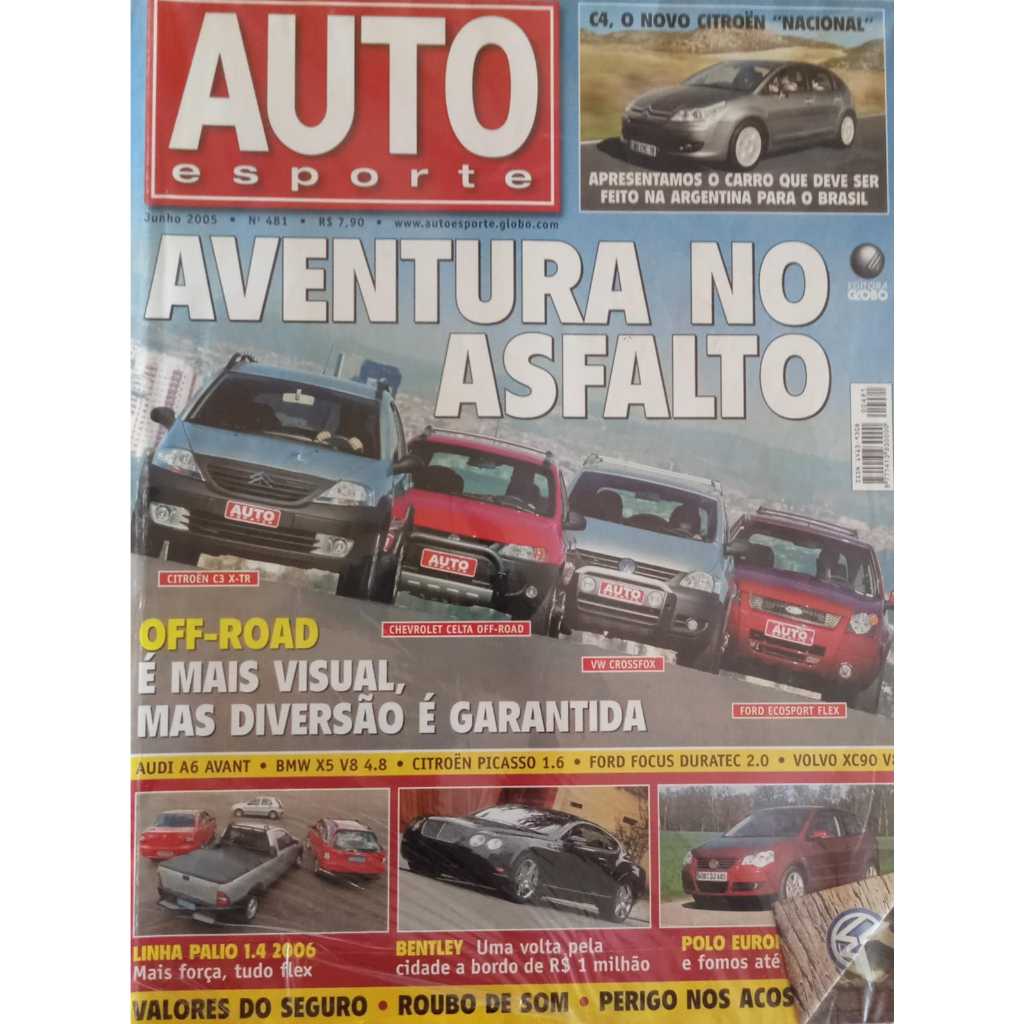 Revista Auto Esporte N 481 - Junho 2005