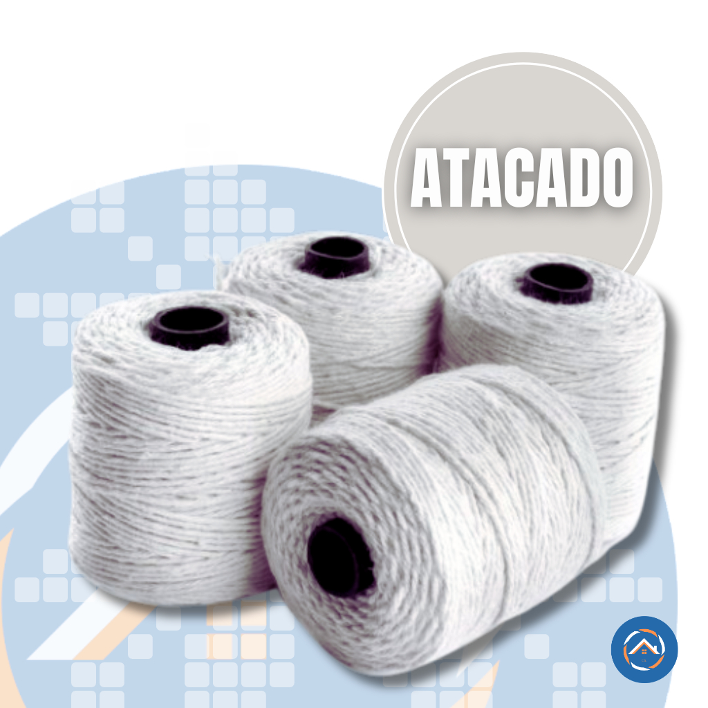 Kit Barbante de Algodão 82m c/04 , 08 e 12un ATACADO