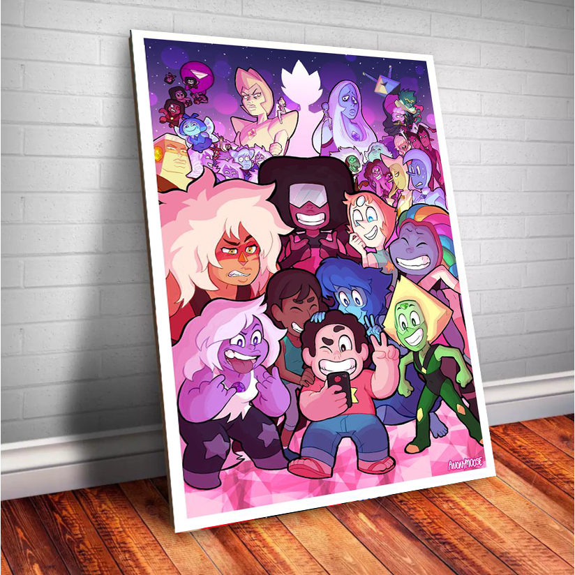 Quadro Placa decorativa geek Steven Universe parede & decoração sem moldura em Oferta na Shopee