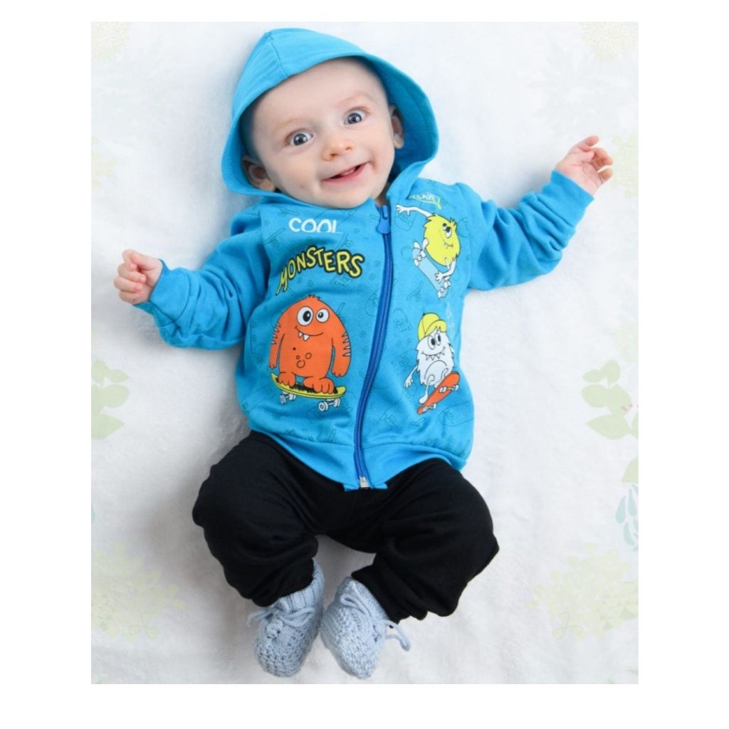 Conjunto Moletom Bebê Menino Agasalho Bebê Roupa para Bebê Frio Conjunto Moleton Inverno Infantil Masculino