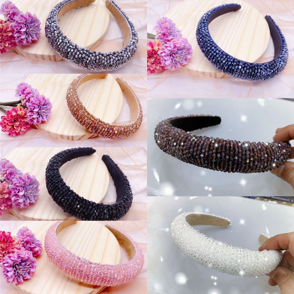 Tiara Pedraria Tubo Strass Linda/de plastico/moda