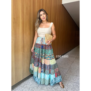 SAIA SEDA COM ELASTICO em Oferta na Shopee