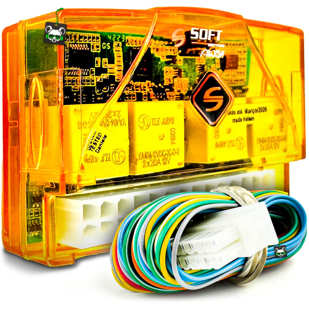 Módulo Vidro Elétrico Universal AW 54 Soft 4 Vidros Antiesmagamento Personalização Automação em Oferta na Shopee