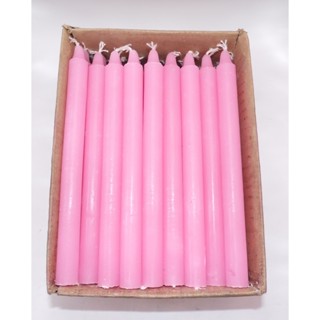 Vela Palito (19cm) Rosa Comum em Oferta na Shopee