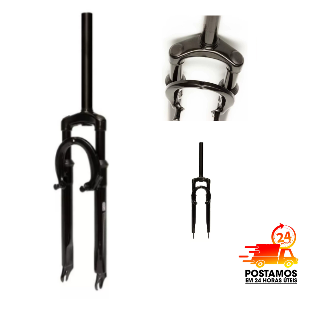 Garfo de Bicicleta Aro 20 Infantil com Amortecedor Vbrake 21,1mm Suspensao Standard
