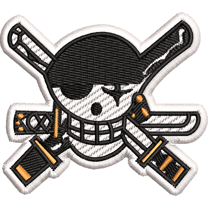 zoro patch cavera bordado