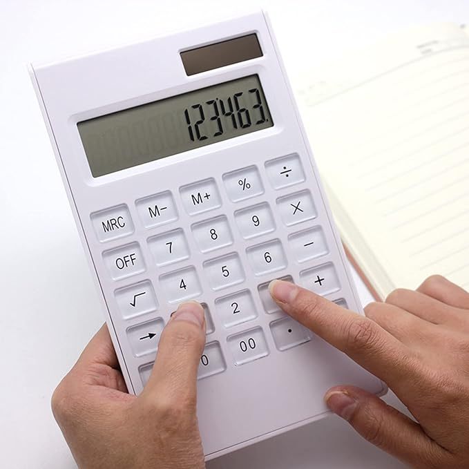 Calculadora Desktop Ultra-fino 12 Digitogrande Display Solar