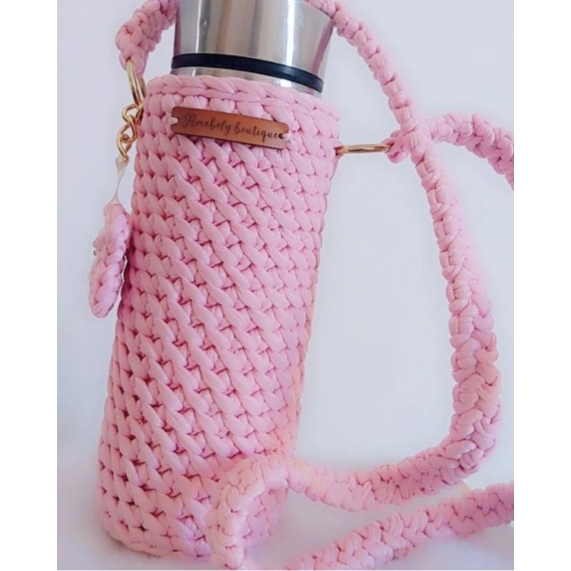 Porta garrafa Bolsa Bag Crochê Crochet Bolsa luxo Bolsa infantil Bolsa minnie