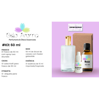 kit para fazer perfume 60ml em Oferta na Shopee