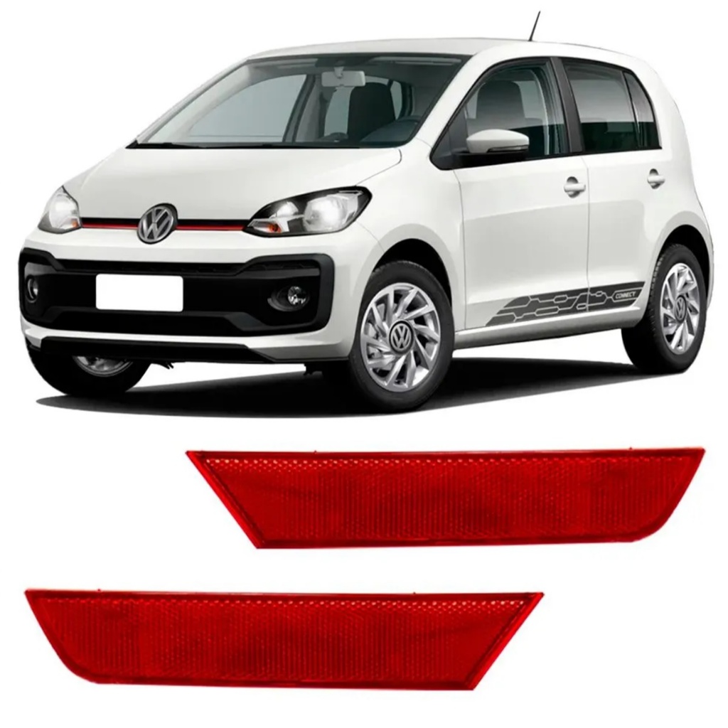 Refletor Parachoque Traseiro Up 2018 2019 2020 2021 em Oferta na Shopee