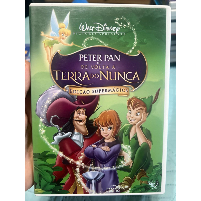 DVD Filme Peter Pan de Volta A Terra do Nunca