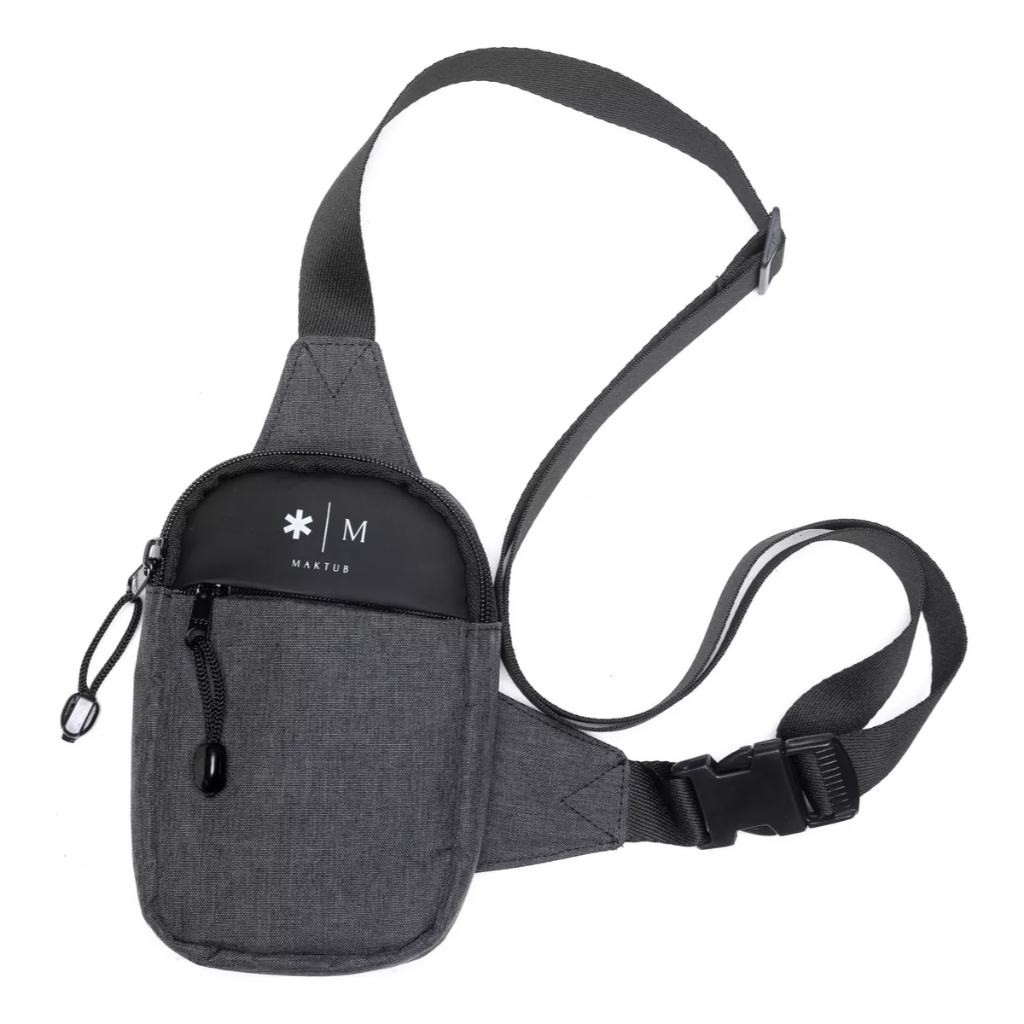 Shoulder Bag Bolsa Transversal Pochet Lateral Slim Maktub Hug