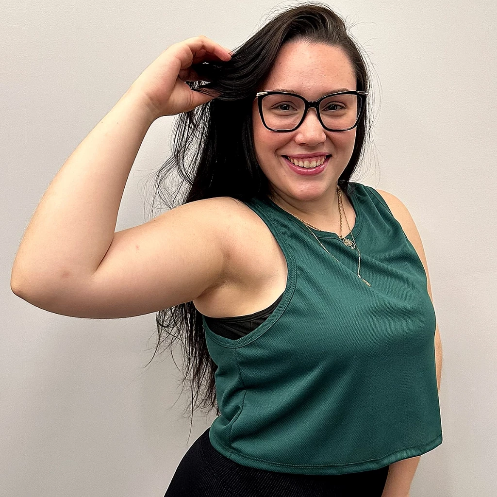 Blusa Cropped Dry Fit Top Fitness Cavado Feminino — imagem 1