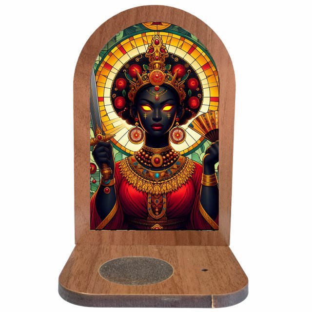 Altar Congá Iansã em MDF - Arte Estilo Vitral