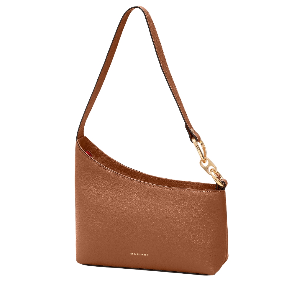 Bolsa Feminina Shoulder de Couro Bovino Legítimo Mariart Lírio