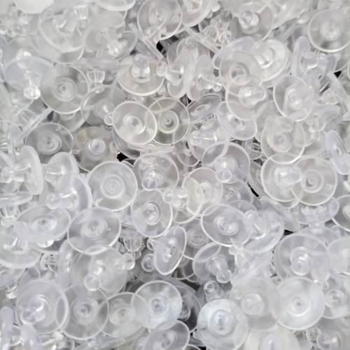 100 Pares Tarracha Sutiã De Orelha Silicone Para Bijuterias