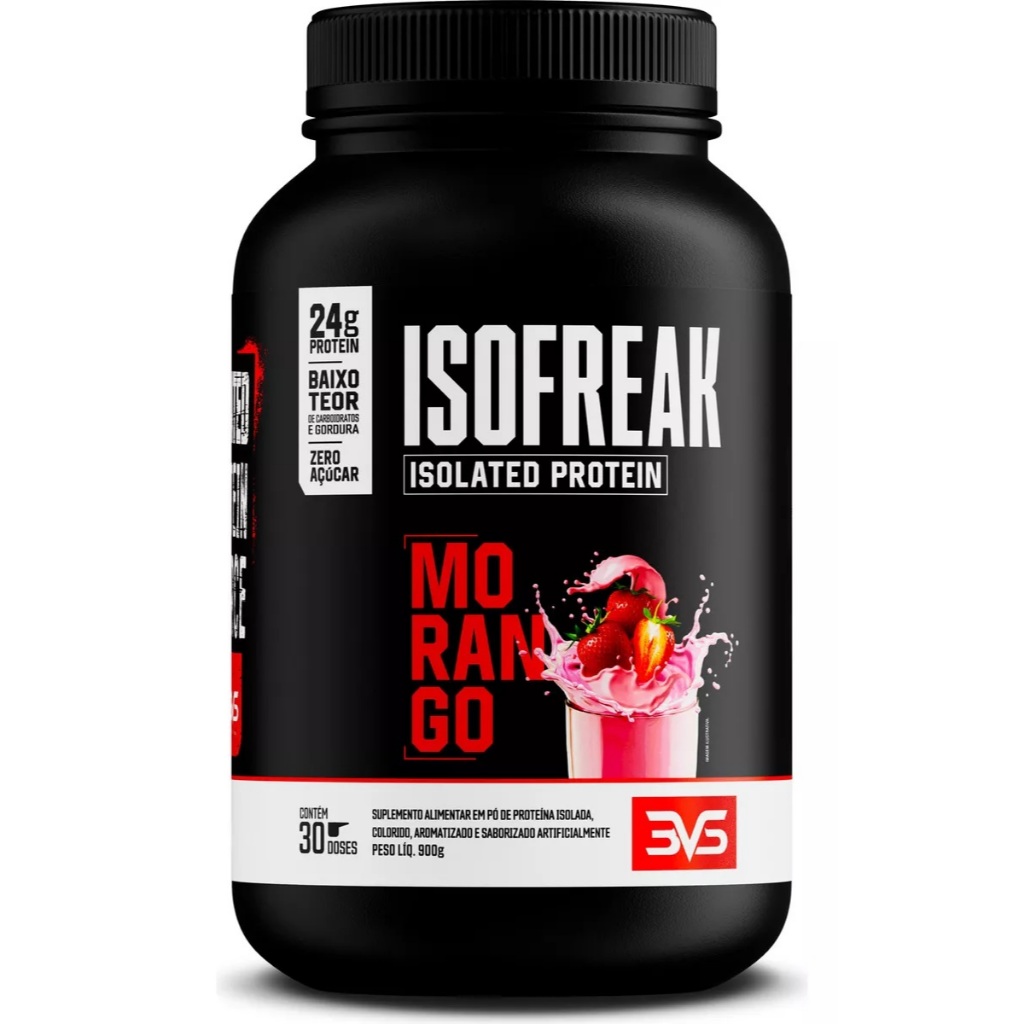Whey Isolado Isofreak Fórmula Avançada Com 25g De Proteína Por Dose - 900g - 3VS Nutrition em Oferta na Shopee