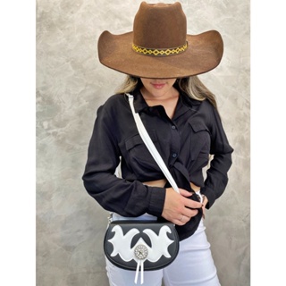 Bolsa Country Pequena Transversal Alça Regulagem Lançamento Boiadeiro Ana castela em Oferta na Shopee