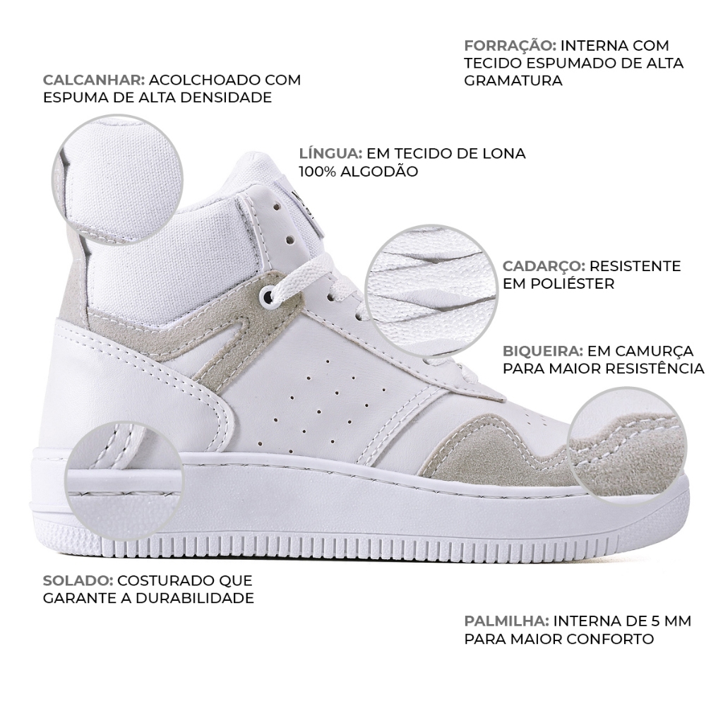 Tenis Casual Bota Msculino feminino Nyc Shoes