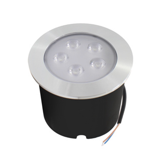 Balizador Spot Led Chão Piso Jardim 5w Embutir Luz Quente / Frio / Verde em Oferta na Shopee