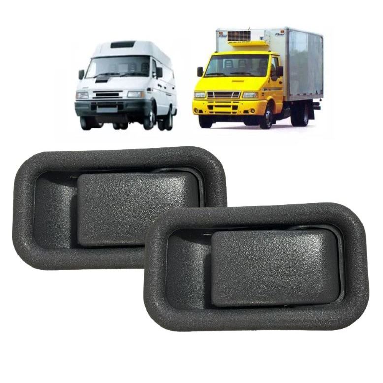 Par Maçaneta Interna Porta Iveco 1997 1998 1999 2000 2001 2002 em Oferta na Shopee