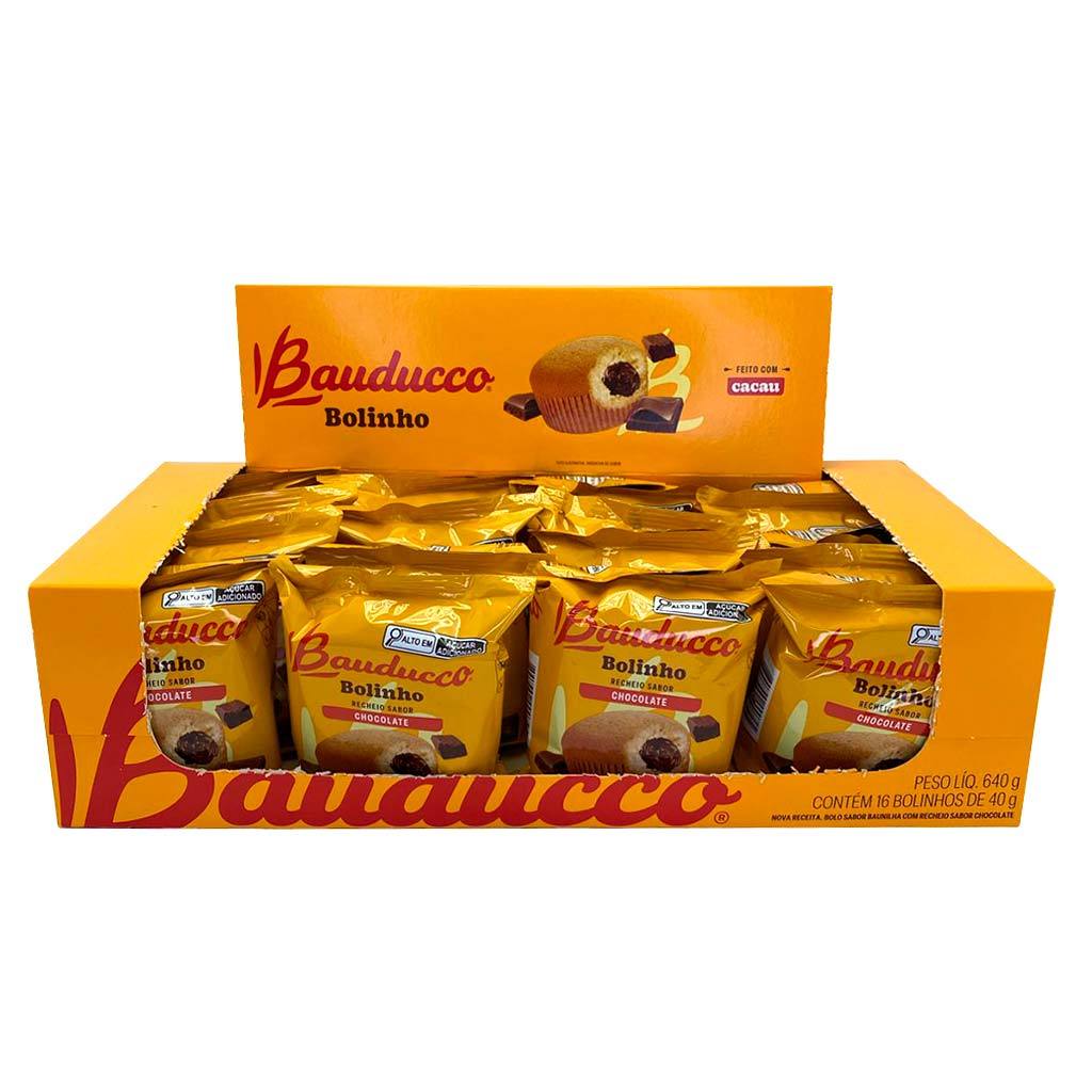 Bolinho Baunilha com Chocolate 40g c/16 - Bauducco