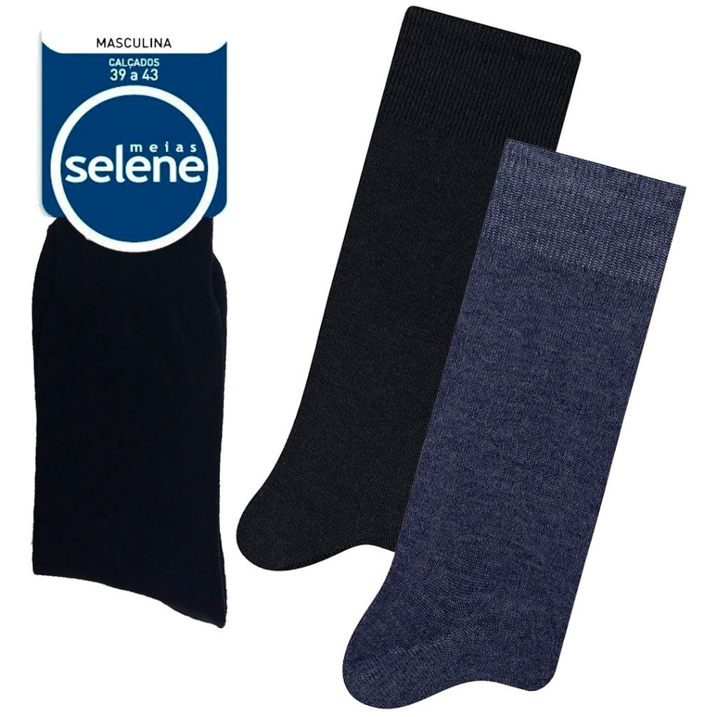 Meia Masculina Social Algodão Selene 8050.300 - Men Clothes