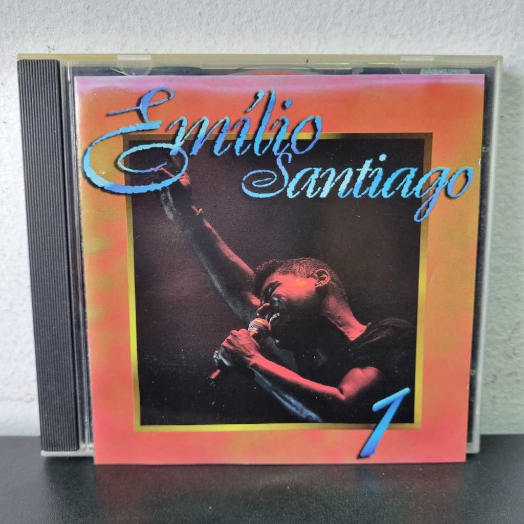 CD Emílio Santiago - Vol. 1 - 1998 - Original - CD Globo Disk / Som Livre Saigon / Oceano / Sampa