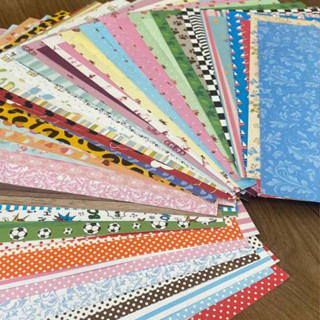 Papel estampado A4 180g Dupla face - pacote com 5 folhas em Oferta na Shopee