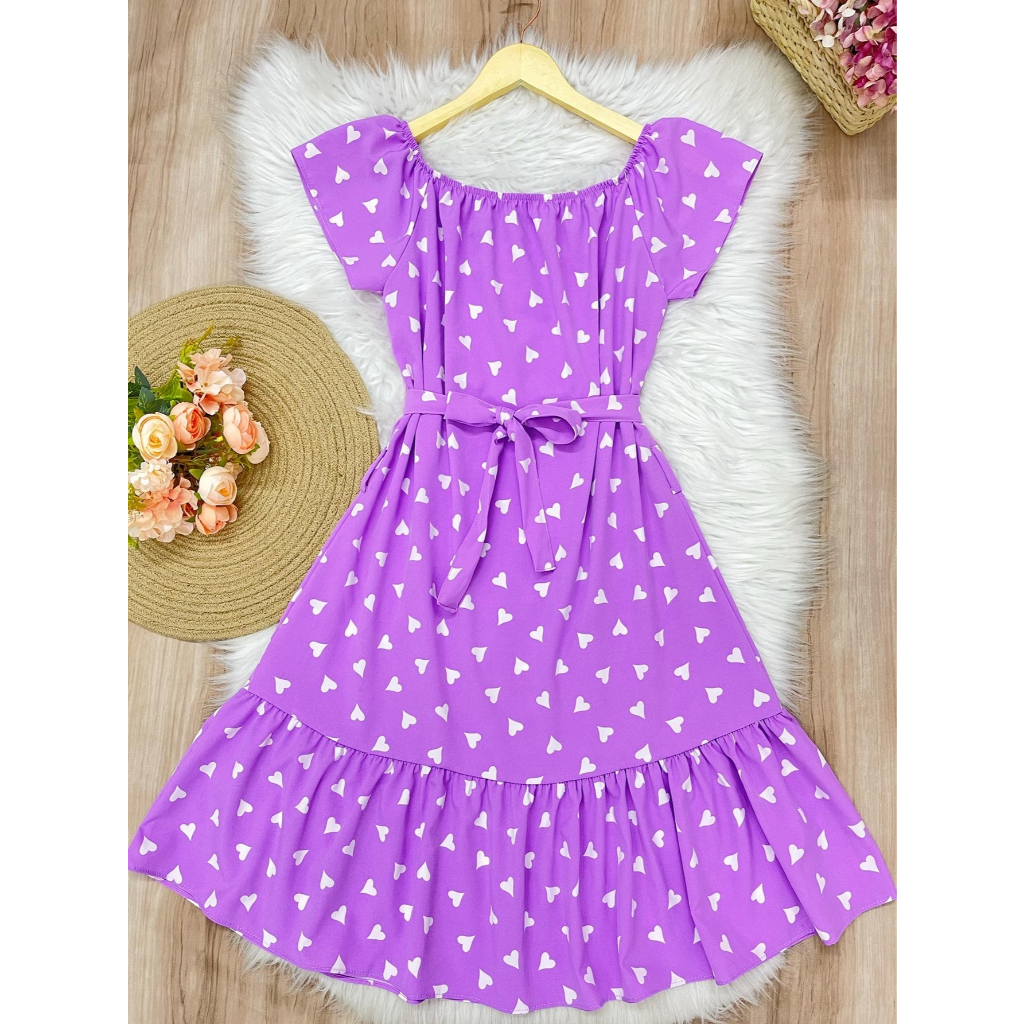 OLINKA vestido ciganinha coração de moda feminina 0026-1 em Oferta na Shopee