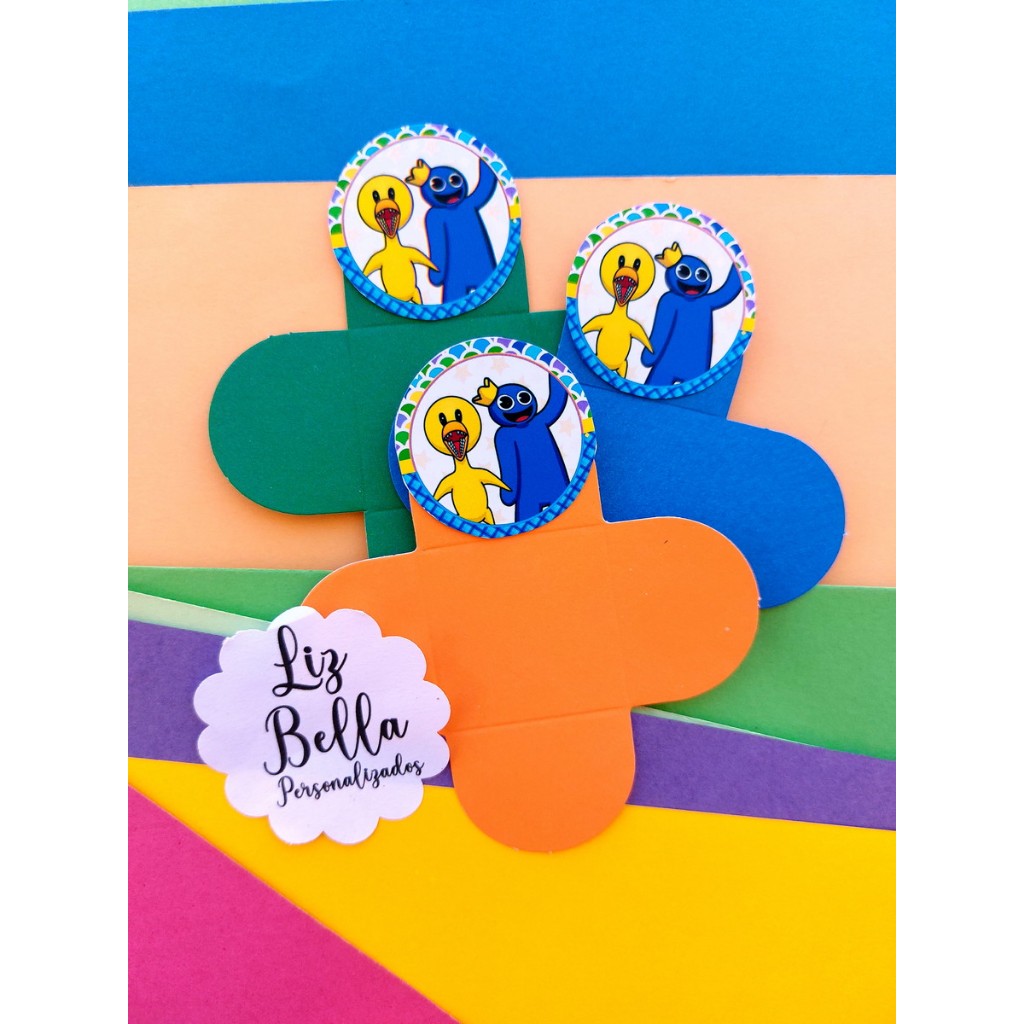 Forminhas de Doces Rainbow Friends