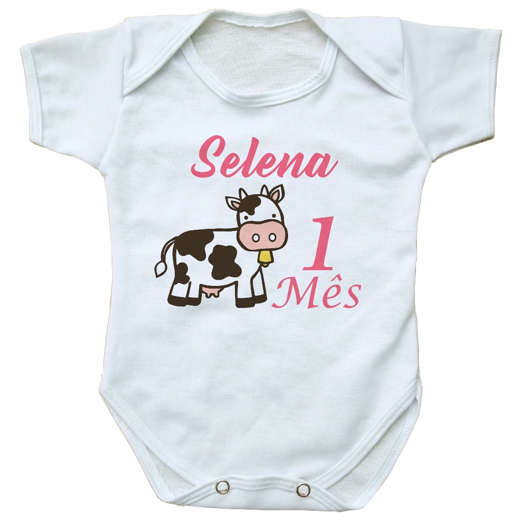 body de bebe mesversario roupinha para bebe roupa bori bore meses bodies santinha nossa senhora joaninha vaquinha cavalinho ovelhinha leãozinho elefantinho elefante ursinho panda fazendinha safari astronauta bailarina unicórnio bosque encantado boiadeira