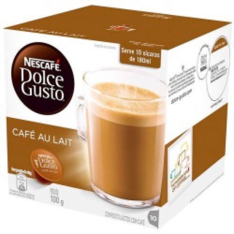 kit 3 caixas Café Em Càpsula Nescafé Dolce Gusto Café Au Lait 10 Càpsulas -