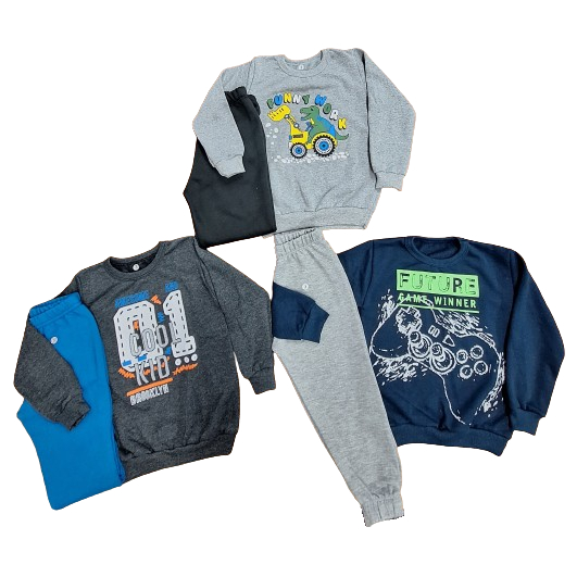 Conjunto  infantil masculino Moletom