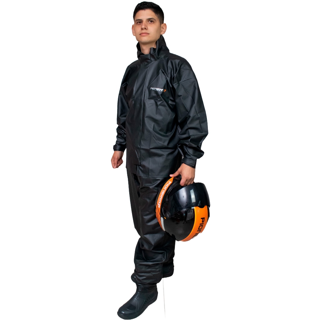 Roupa De Chuva Pvc Para Motociclista Motoqueiro PIONEIRA Capa de chuva em Oferta na Shopee