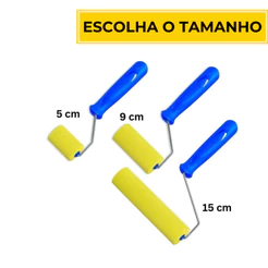 Rolo Pintura Verniz Esmalte Óleo Stain Tigre 1341 Escolha o Tamanho