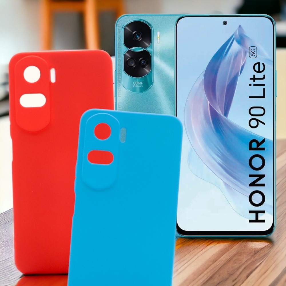 Capa De Silicone Interior Aveludada Honor 90 Lite