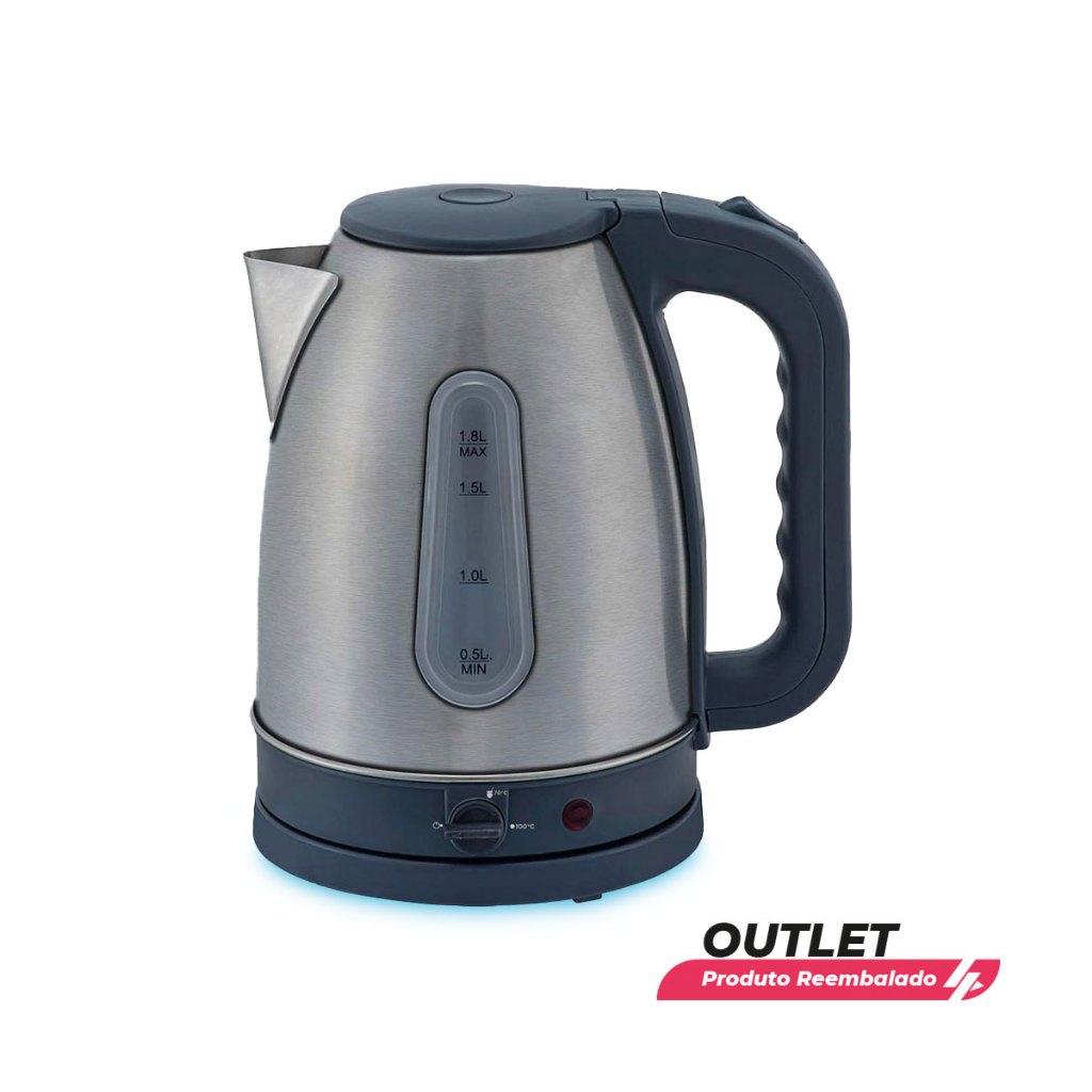Usado: Chaleira Elétrica Black Decker K2200G Gourmand Gris em Oferta na Shopee