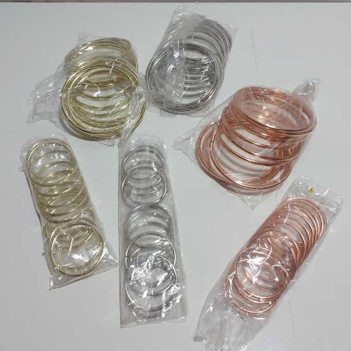 Kit 12 Unidades Ides De Aço 8cm e 4cm (Cor: Prata ,Dourado ou Cobre)Para Assentamento em Oferta na Shopee