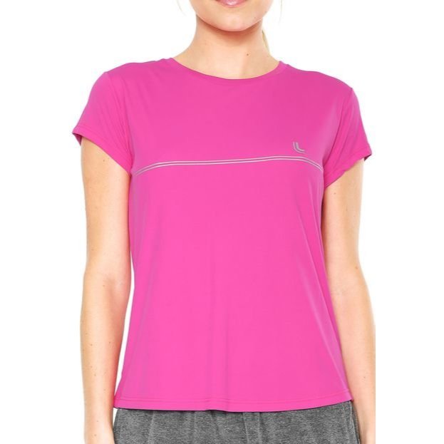Camiseta Basica Básica Microfibra Feminia 100% Poliamida