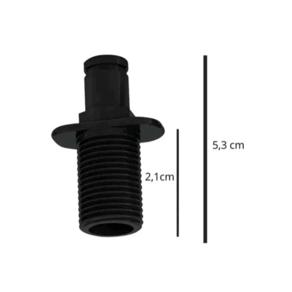 Engate Fácil Prolongado P/ Duchas E Chuveiro Hydra 30mm Acabamento Fosco Cor Preto em Oferta na Shopee