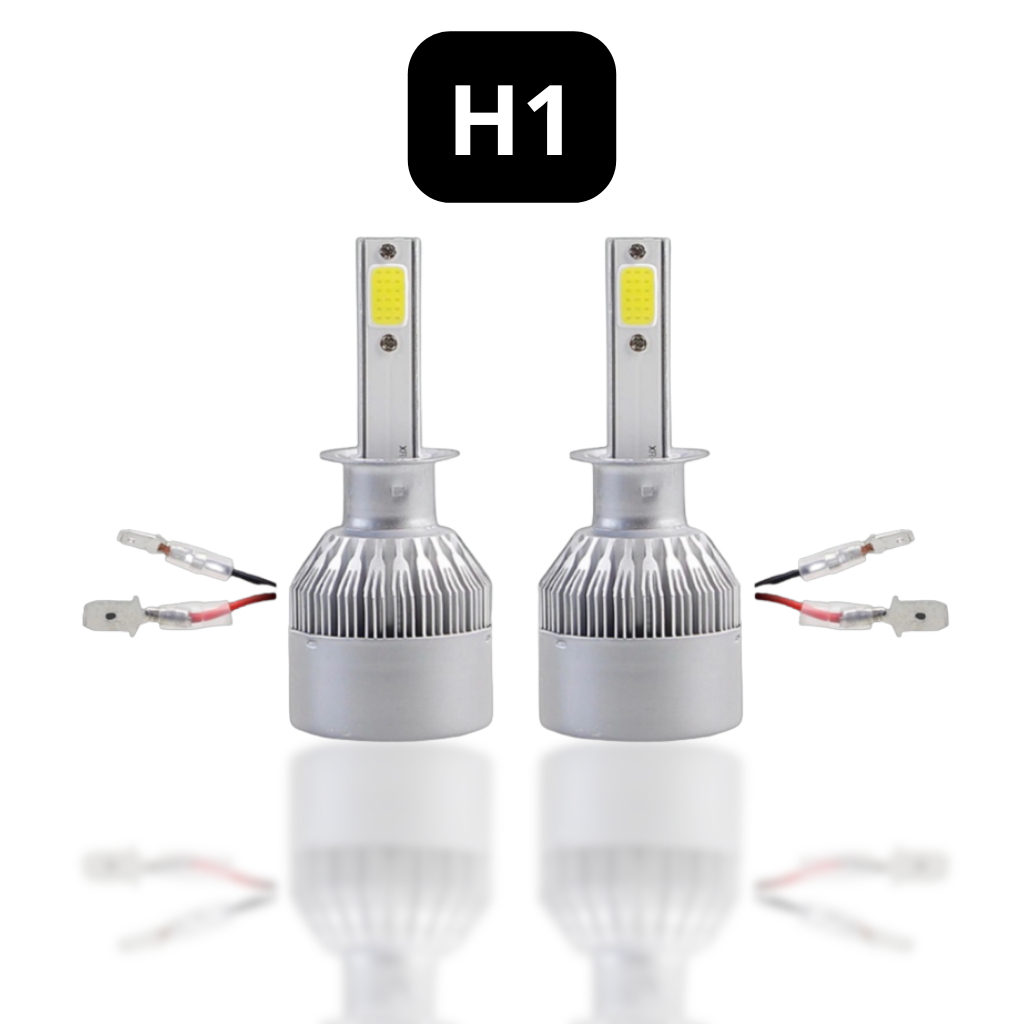 H1 Lâmpada Led Super Led/ultra led Carro 6000k 9600 Lumens /h1/ Branca Xenon 12A24