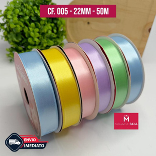 Fita de Cetim Progresso N°5 22mm - 50mts em Oferta na Shopee